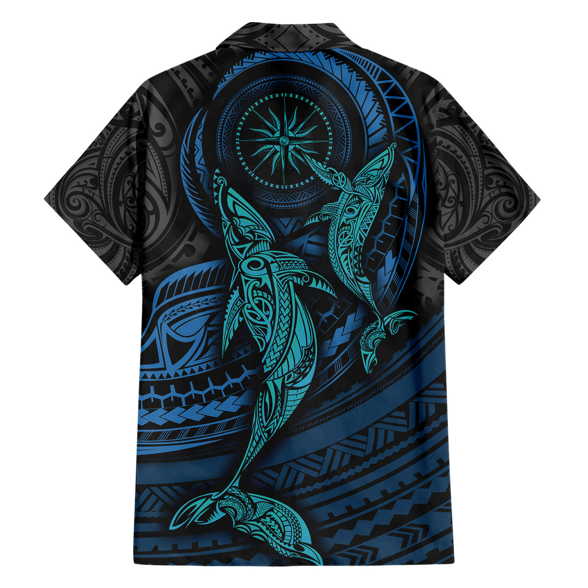 Polynesian Whale Hawaiian Shirt TS04 - Polynesian Pride