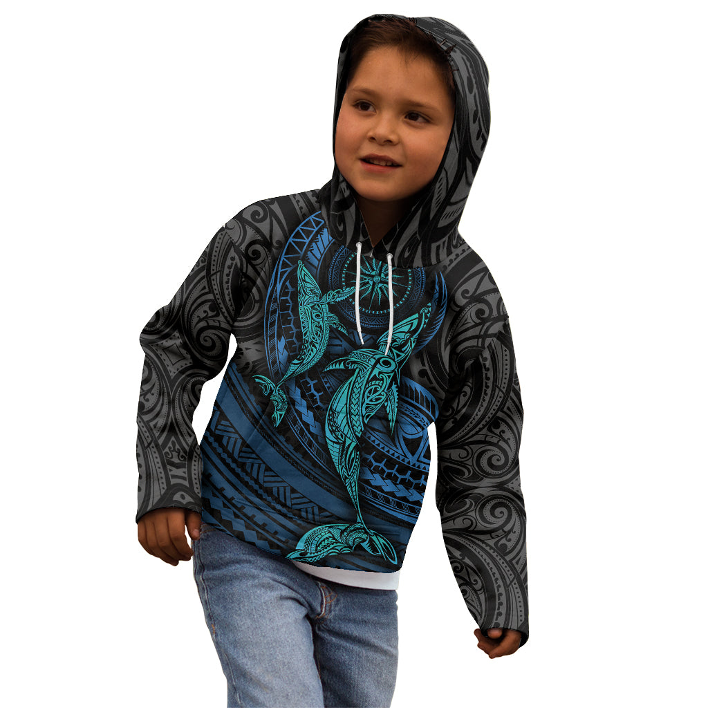 Polynesian Whale Kid Hoodie TS04 - Polynesian Pride