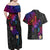 Turtle and Plumeria - Polynesian Couples Matching Off Shoulder Maxi Dress and Hawaiian Shirt TS04 - Polynesian Pride