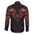 Feminine Polynesian Family Matching Long Sleeve Bodycon Dress and Hawaiian Shirt Mandala Tattoo Style TS04 - Polynesian Pride