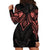 Feminine Polynesian Hoodie Dress Mandala Tattoo Style TS04 - Polynesian Pride