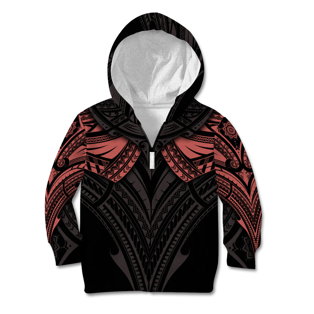 Feminine Polynesian Kid Hoodie Mandala Tattoo Style TS04 - Polynesian Pride