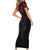 Feminine Polynesian Short Sleeve Bodycon Dress Mandala Tattoo Style TS04 - Polynesian Pride