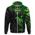 Polynesian Hoodie Hammerhead Shark Tribal Pattern Black Green Version TS04 - Polynesian Pride