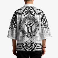 Aiga Samoa Raised Fist Kimono Polynesian Tribal Tattoo Art Family Pride TS04 - Polynesian Pride