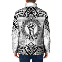 Aiga Samoa Raised Fist Padded Jacket Polynesian Tribal Tattoo Art Family Pride TS04 - Polynesian Pride