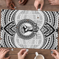 Aiga Samoa Raised Fist Puzzle Polynesian Tribal Tattoo Art Family Pride TS04 - Polynesian Pride