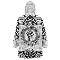 Aiga Samoa Raised Fist Wearable Blanket Hoodie Polynesian Tribal Tattoo Art Family Pride TS04 - Polynesian Pride