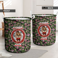 Samoa Aiga Polynesian Laundry Basket Tropical Floral Hibiscus Pattern Island Heritage TS04 - Polynesian Pride
