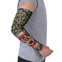 Samoa Aiga Polynesian Arm Sleeves Tropical Floral Hibiscus Pattern Island Heritage TS04 - Polynesian Pride