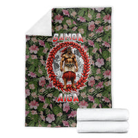 Samoa Aiga Polynesian Blanket Tropical Floral Hibiscus Pattern Island Heritage TS04 - Polynesian Pride