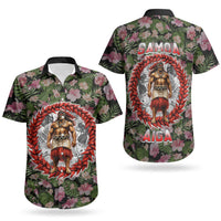 Samoa Aiga Polynesian Couples Matching Summer Maxi Dress and Hawaiian Shirt Tropical Floral Hibiscus Pattern Island Heritage TS04 - Polynesian Pride