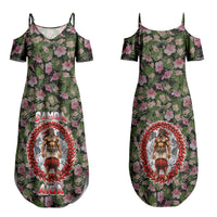 Samoa Aiga Polynesian Couples Matching Summer Maxi Dress and Hawaiian Shirt Tropical Floral Hibiscus Pattern Island Heritage TS04 - Polynesian Pride