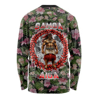 Samoa Aiga Polynesian Long Sleeve Shirt Tropical Floral Hibiscus Pattern Island Heritage TS04 - Polynesian Pride