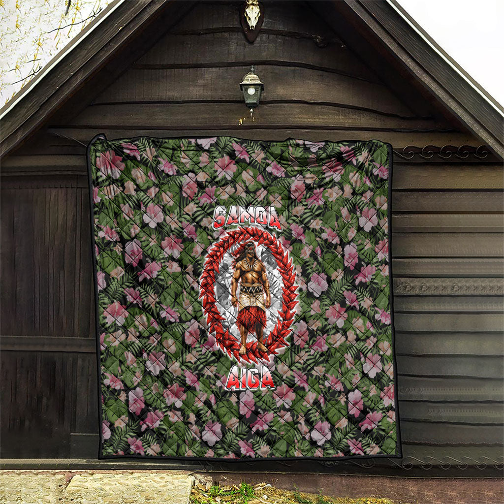 Samoa Aiga Polynesian Quilt Tropical Floral Hibiscus Pattern Island Heritage TS04 - Polynesian Pride