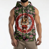 Samoa Aiga Polynesian Sleeveless Hoodie Tropical Floral Hibiscus Pattern Island Heritage TS04 - Polynesian Pride