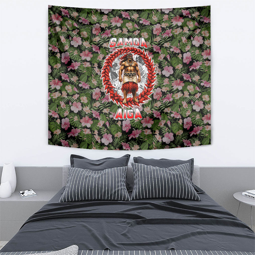 Samoa Aiga Polynesian Tapestry Tropical Floral Hibiscus Pattern Island Heritage TS04 - Polynesian Pride