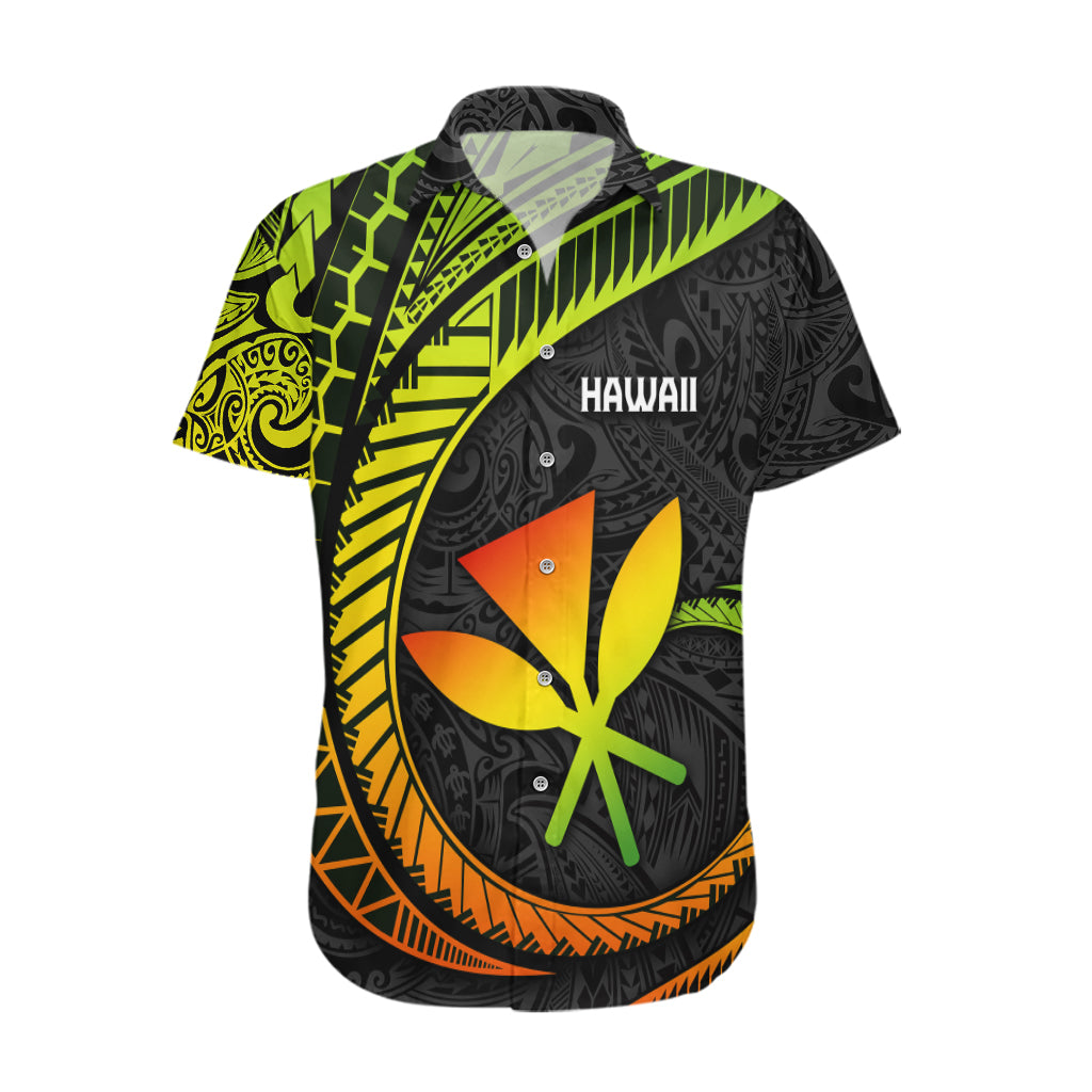 Hawaii Kanaka Maoli Hawaiian Shirt Polynesian Tornado Infusion Gradient TS04 Gradient - Polynesian Pride