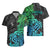 Zodiac Cancer Hawaiian Shirt Polynesian in Gradient Blue TS04 - Polynesian Pride