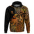 Zodiac Scorpio Hoodie Polynesian in Orange TS04 Orange - Polynesian Pride