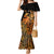 Zodiac Scorpio Mermaid Dress Polynesian in Orange TS04 Women Orange - Polynesian Pride