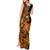 Zodiac Scorpio Tank Maxi Dress Polynesian in Orange TS04 - Polynesian Pride