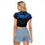 Polynesian Ray Pattern Raglan Cropped T Shirt TS04 - Polynesian Pride