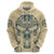 Polynesian Hoodie Warrior Skull with Tribal Patterns Tattoo Design TS04 - Polynesian Pride