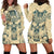 Polynesian Hoodie Dress Warrior Skull with Tribal Patterns Tattoo Design TS04 - Polynesian Pride