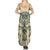 Polynesian Summer Maxi Dress Warrior Skull with Tribal Patterns Tattoo Design TS04 - Polynesian Pride