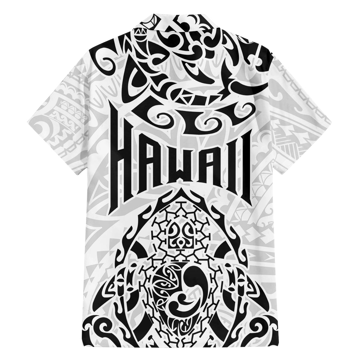Hawaii Family Matching Off Shoulder Maxi Dress and Hawaiian Shirt with Polynesian Turtle TS04 - Polynesian Pride