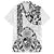 Hawaii Hawaiian Shirt with Polynesian Turtle TS04 Black/White - Polynesian Pride