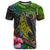Polynesian T Shirt Whales and Compass Gradient Pattern TS04 Gradient - Polynesian Pride