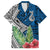 Polynesian Hawaiian Shirt Whale Pattern and Hibiscus Flowers TS04 Multicolor - Polynesian Pride