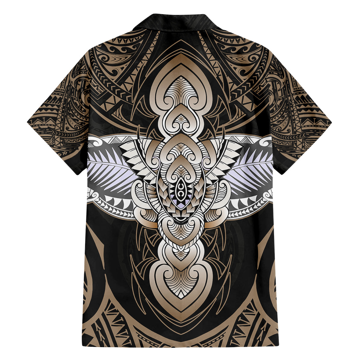 Polynesian Hawaii Tattoo Family Matching Long Sleeve Bodycon Dress and Hawaiian Shirt TS04 - Polynesian Pride