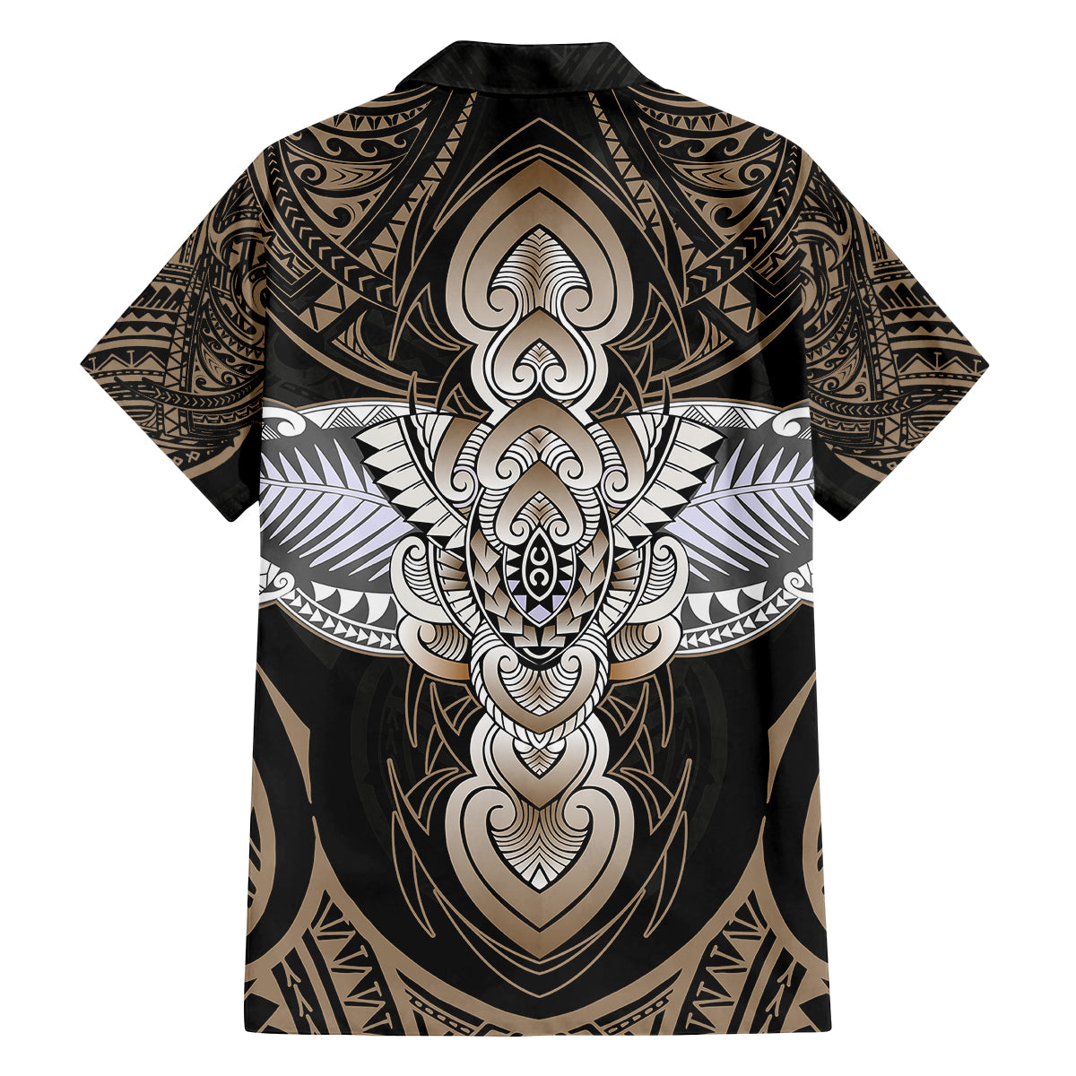 Polynesian Hawaii Tattoo Family Matching Off Shoulder Maxi Dress and Hawaiian Shirt TS04 - Polynesian Pride