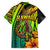 Hawaii Hawaiian Shirt Polynesian Fish Hook and Hibiscus Flowers with Gradient Pattern TS04 - Polynesian Pride