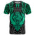 Polynesian T Shirt Abstract Tiki TS04 Black/Yellow - Polynesian Pride