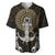 Polynesian Swordfish Baseball Jersey with Anchor Pattern and Tribal Turtle TS04 - Polynesian Pride