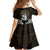 Polynesian Swordfish Family Matching Puletasi Dress and Hawaiian Shirt with Anchor Pattern and Tribal Turtle TS04 - Polynesian Pride
