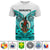 Custom Polynesian Countries T Shirt Shark Tattoo With Coat of Arms CTM14 - Polynesian Pride