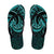 Turquoise New Zealand Mangopare Flip Flops Aotearoa Maori Koru Style - Polynesian Pride