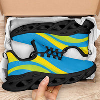 Tuvalu Clunky Sneakers Flag-Inspired Curve Style