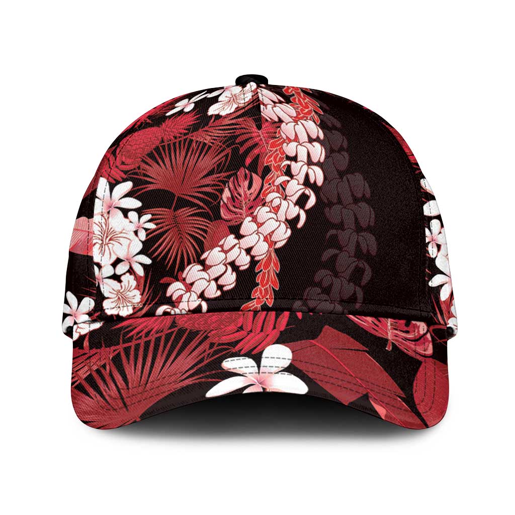 Ulaula Aloha Hawaii Lei Classic Cap Tropical Flowers Elegant Vibe LT14