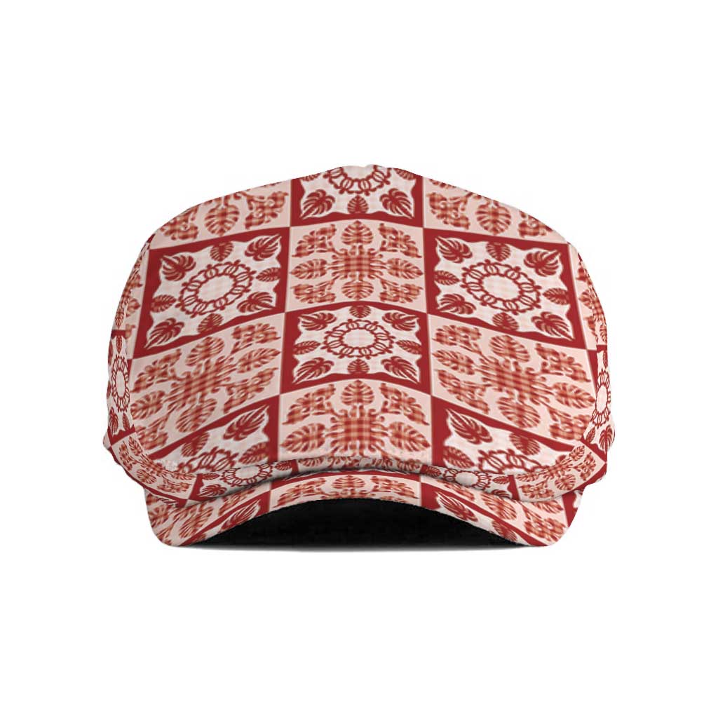 Ulaula Palaka Quilt Hawaii Jeff Hat Hawaiian Tropical Monstera Sea Turtle