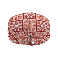 Ulaula Palaka Quilt Hawaii Jeff Hat Hawaiian Tropical Monstera Sea Turtle