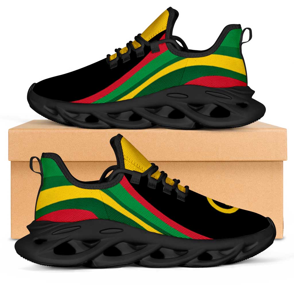 Vanuatu Clunky Sneakers Flag-Inspired Curve Style