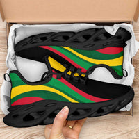 Vanuatu Clunky Sneakers Flag-Inspired Curve Style