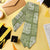 Vesuvian Green Palaka Quilt Hawaii Graduation Stole Traditional Hawaii-plaid Pattern - Polynesian Pride