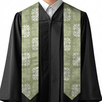 Vesuvian Green Palaka Quilt Hawaii Graduation Stole Traditional Hawaii-plaid Pattern - Polynesian Pride